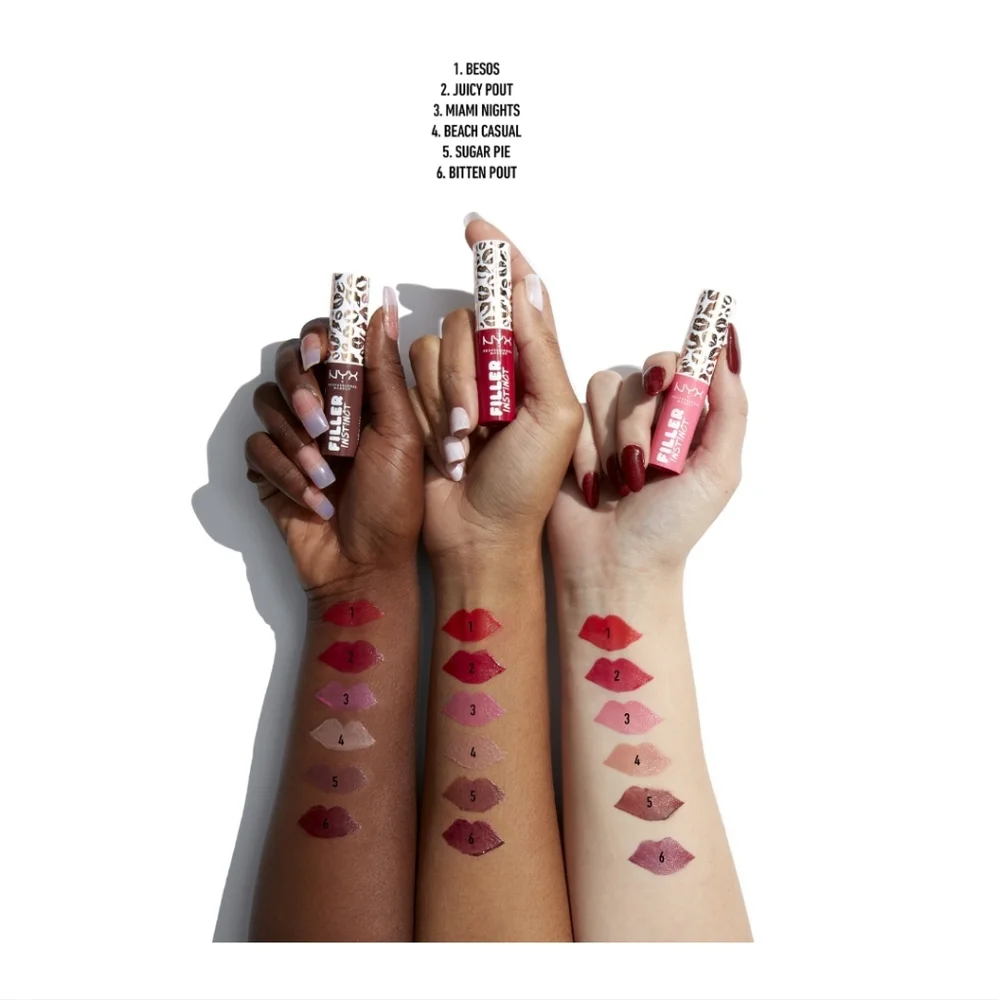 NYX Bundle: Fill & Fluff eyebrow, On the Rise mascara, Filler Instinct lip …